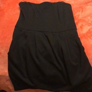Black tubetop dress